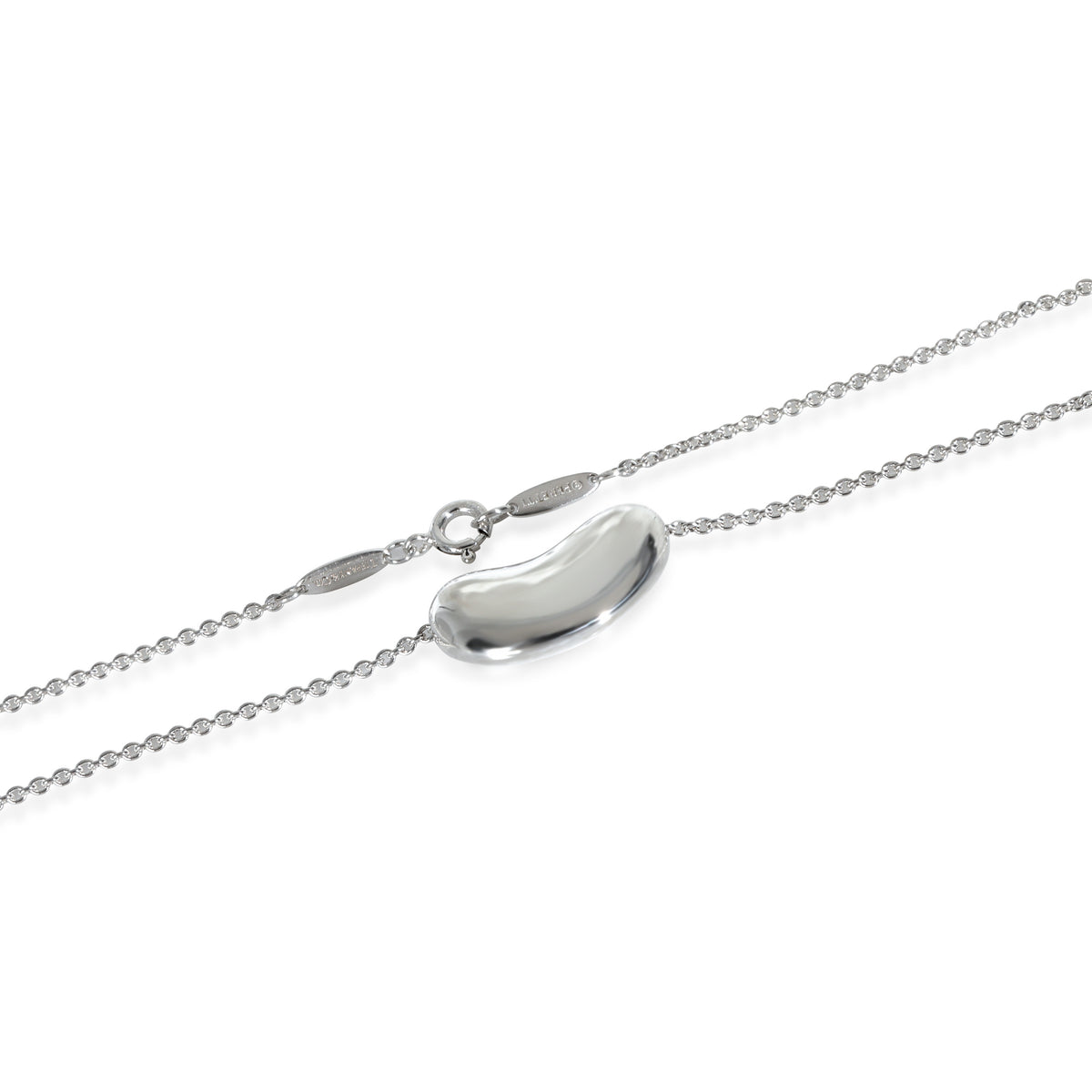Tiffany & Co. Sterling Silver  Elsa Peretti Bean Pendant clasp