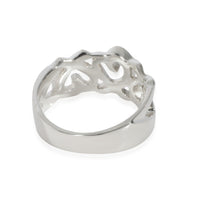 Tiffany & Co. Sterling Silver  Paloma Picasso Loving Heart Ring pv