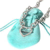 Tiffany & Co. Sterling Silver  Heart Clasp Necklace box