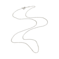 Tiffany & Co. White Gold  Cable Chain Necklace lv