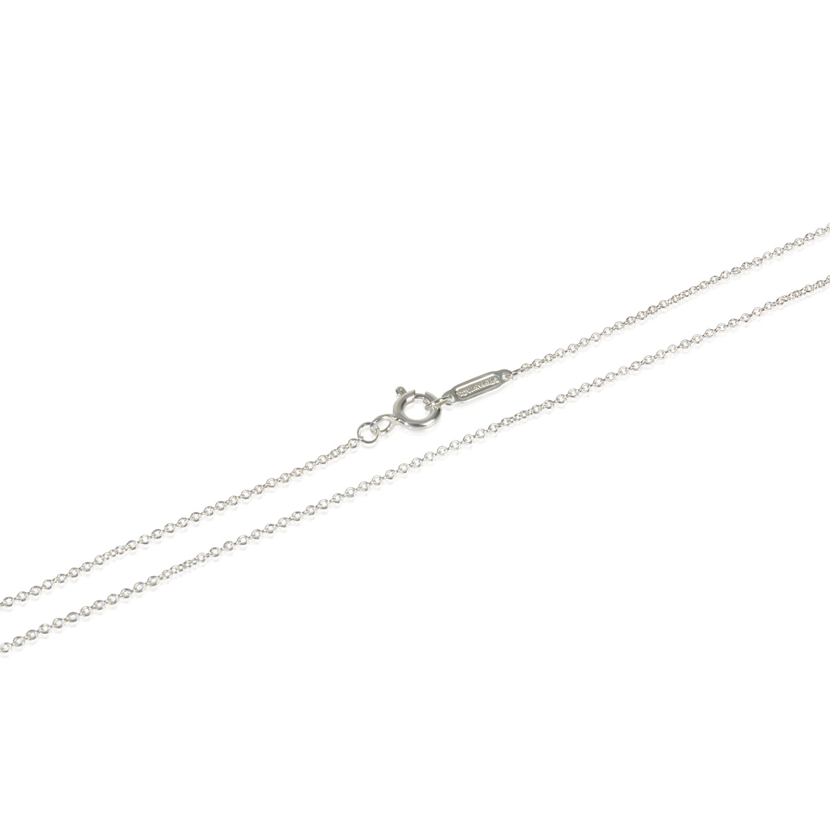 Tiffany & Co. White Gold  Cable Chain Necklace rv