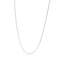Tiffany & Co. White Gold  Cable Chain Necklace fv