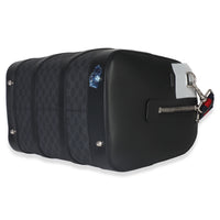 Gucci Black GG Supreme Canvas Web Duffle Bag Handbag box