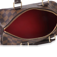 Louis Vuitton Damier Ebene Canvas Speedy 25 Handbag av