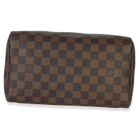 Louis Vuitton Damier Ebene Canvas Speedy 25 Handbag stamp