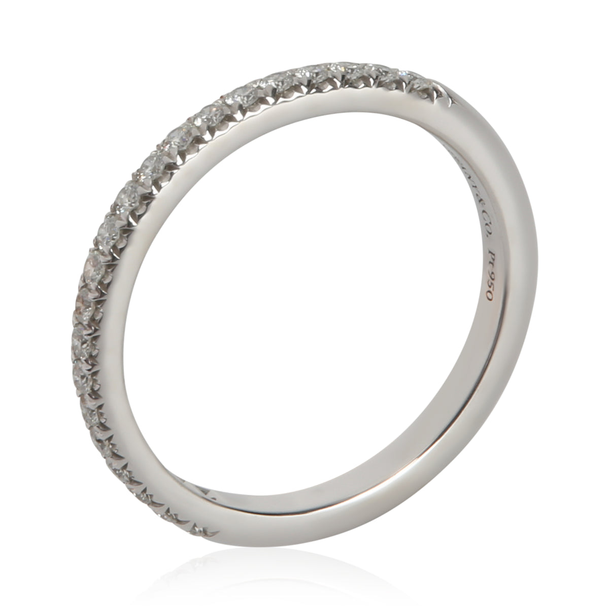 Tiffany & Co. Platinum Diamond Soleste Band av