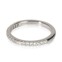 Tiffany & Co. Platinum Diamond Soleste Band sv