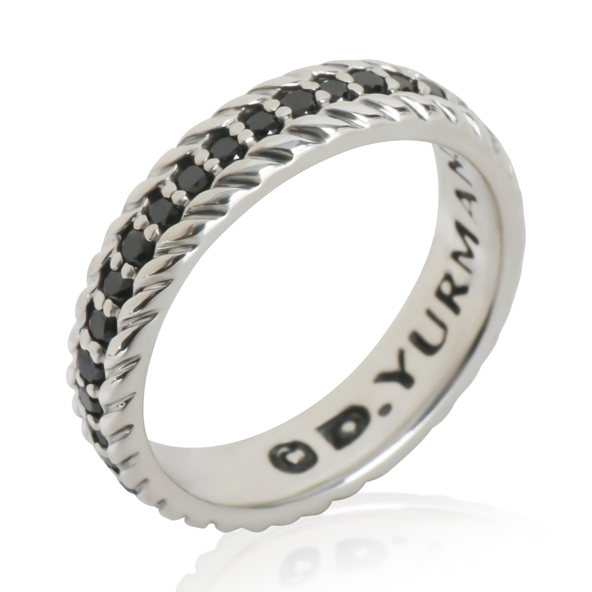 David Yurman Sterling Silver  Cable Band bv