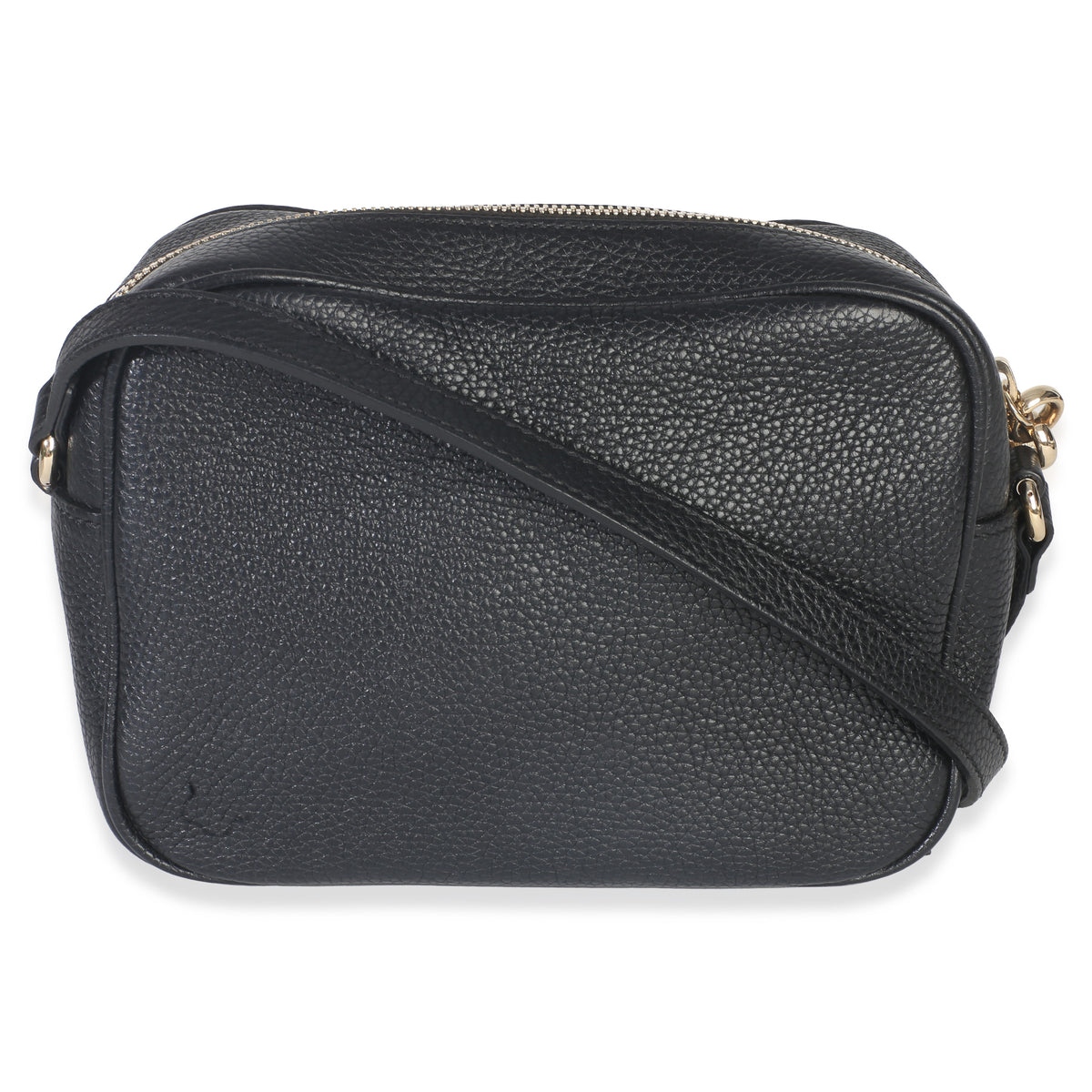 Gucci Black Pebbled Calfskin Small Soho Disco Crossbody Handbag bv