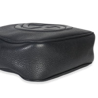 Gucci Black Pebbled Calfskin Small Soho Disco Crossbody Handbag clasp