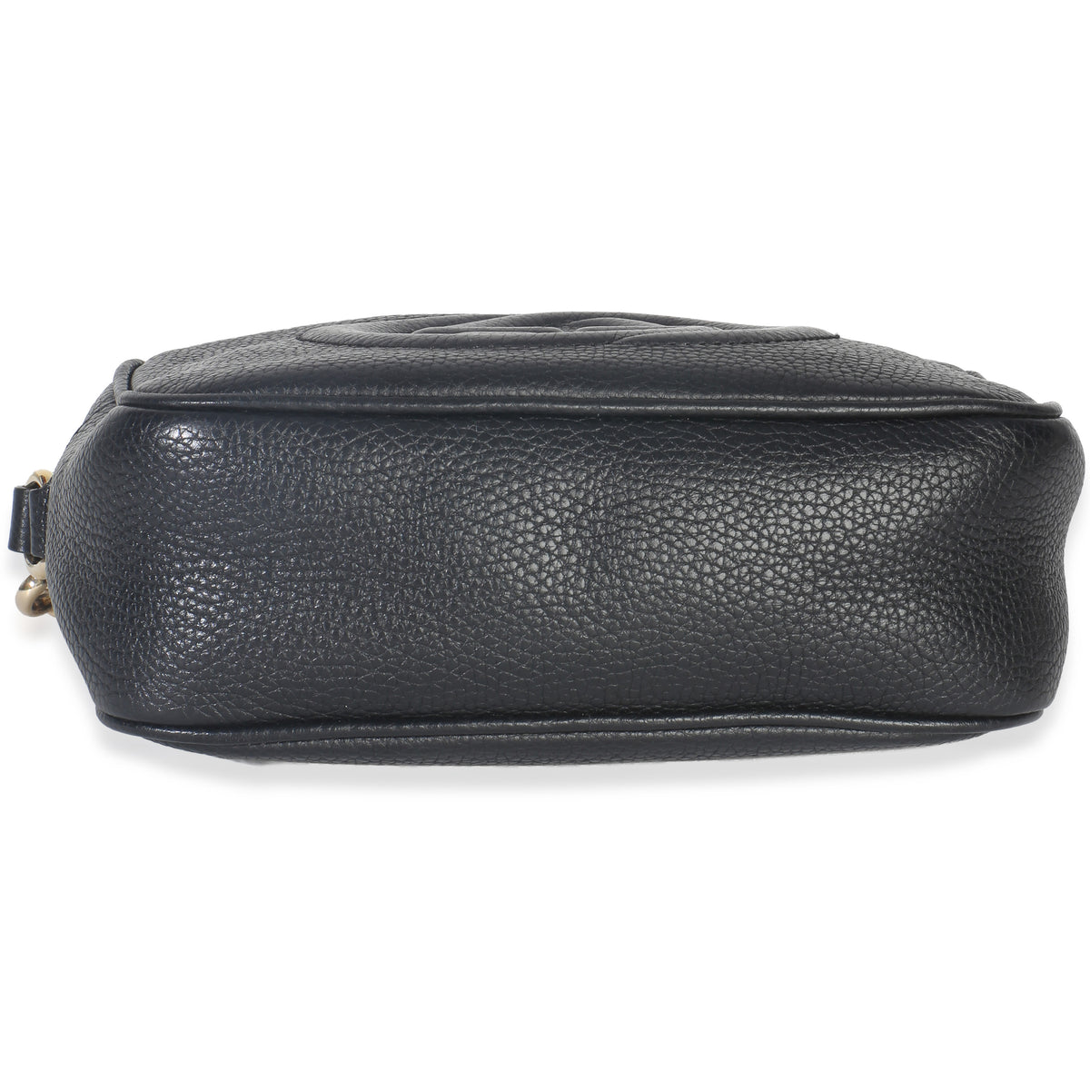 Gucci Black Pebbled Calfskin Small Soho Disco Crossbody Handbag stamp