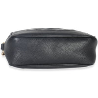 Gucci Black Pebbled Calfskin Small Soho Disco Crossbody Handbag stamp