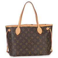 Louis Vuitton Monogram Canvas Neverfull PM Handbag bv