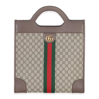 Gucci GG Supreme Beige Large Ophidia Tote Handbag id