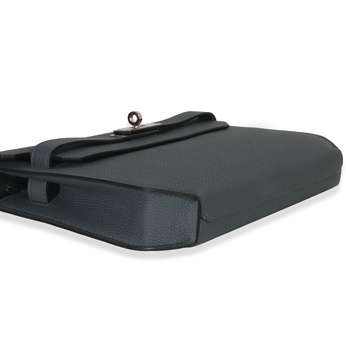 Hermès Bleu Orange Togo Kelly Depeche 25 PHW Handbag clasp