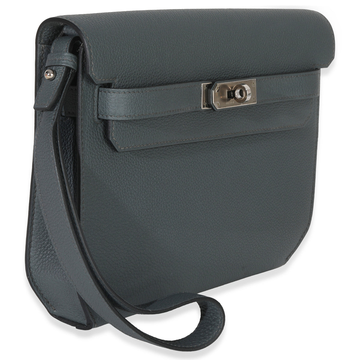 Hermès Bleu Orange Togo Kelly Depeche 25 PHW Handbag pv