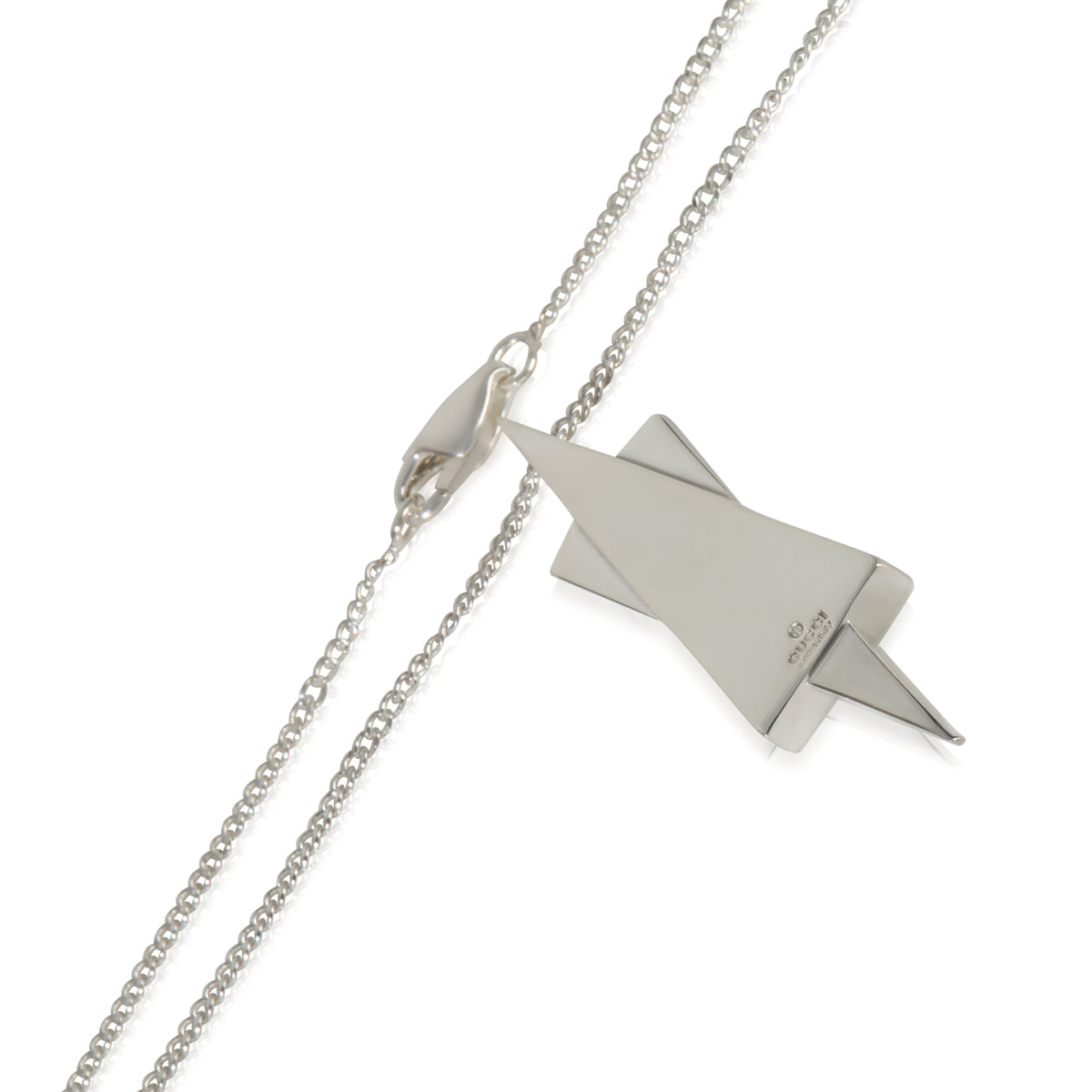 Gucci Sterling Silver  Star Of David Pendant sv