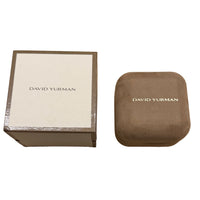 David Yurman Yellow Gold & Sterling Silver Diamond Crossover Ring box