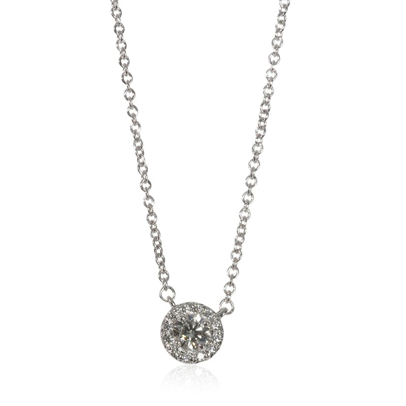 Tiffany & Co. Platinum Diamond Soleste Pendant fv