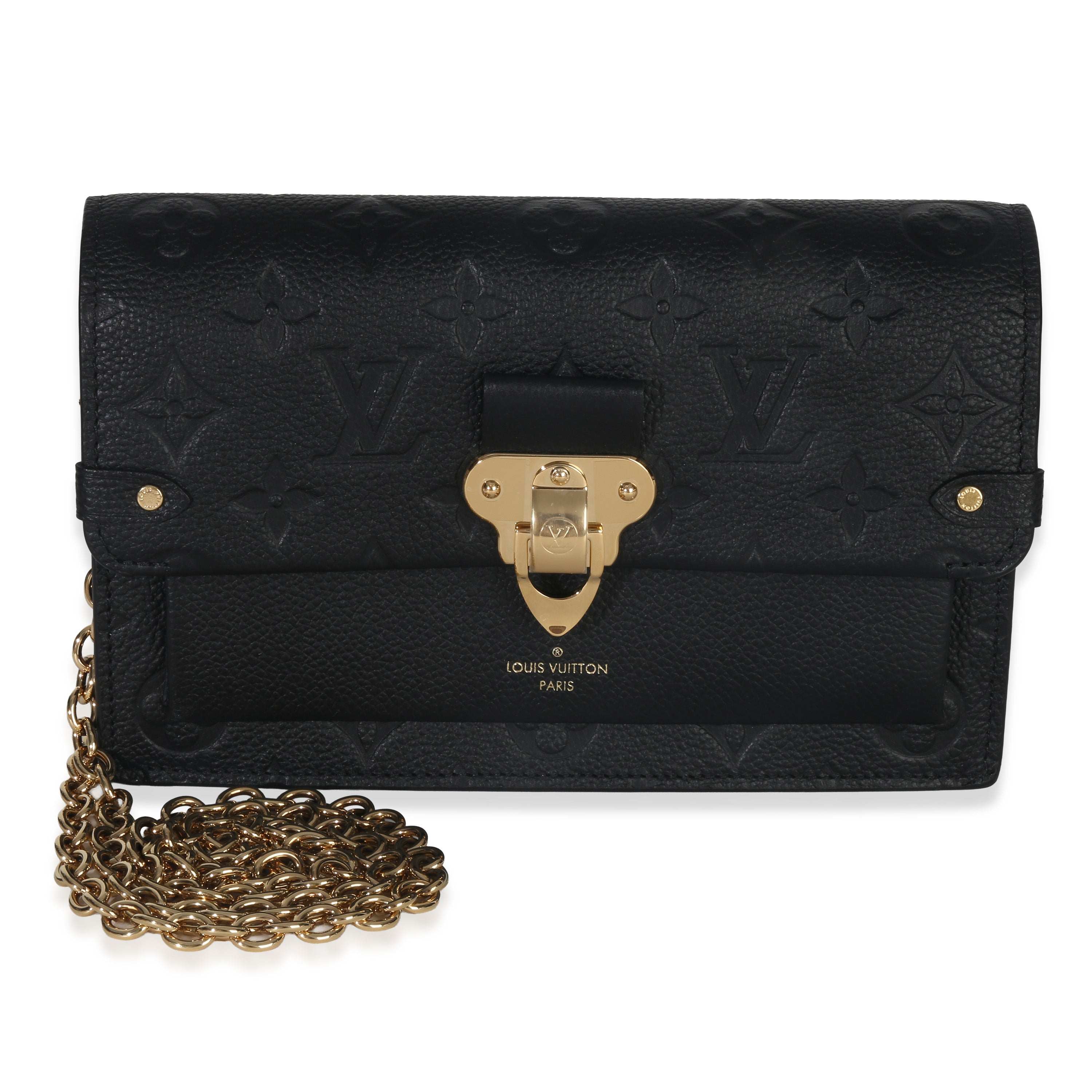 Louis Vuitton Black Monogram Empreinte Vavin PM Handbag id