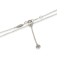 Tiffany & Co. Sterling Silver Diamond Diamond By The Yard Lariat Necklace sv