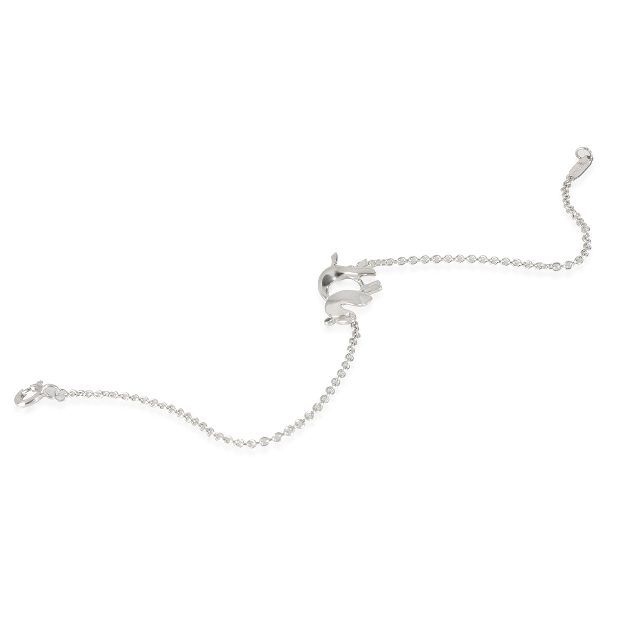 Tiffany & Co. Sterling Silver Tsavorite Save The Wild Elephant Bracelet pv