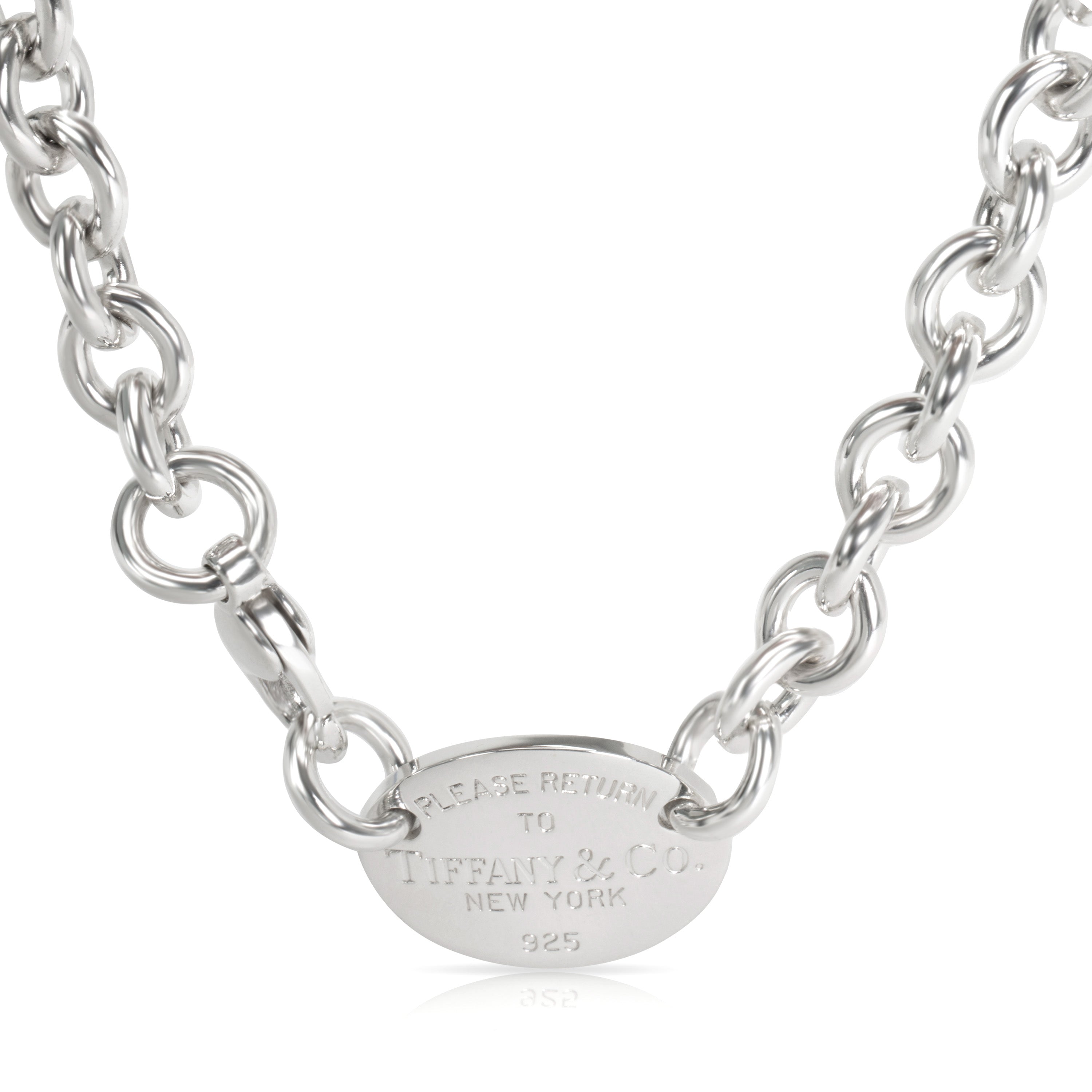 Tiffany & Co. Sterling Silver  Return To Tiffany Necklace fv