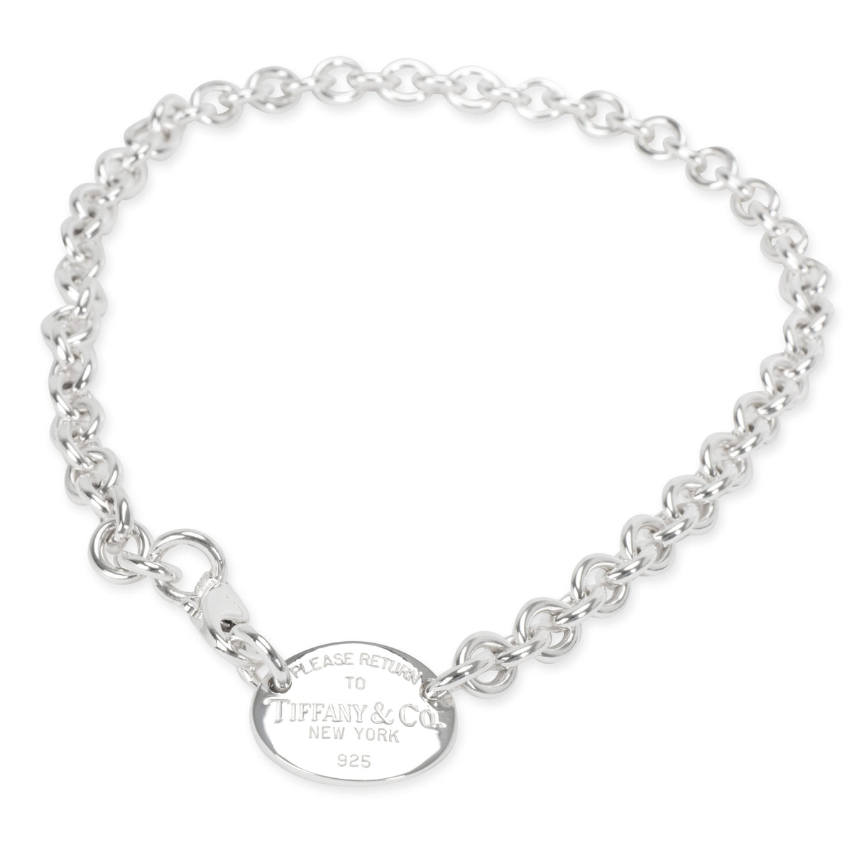 Tiffany & Co. Sterling Silver  Return To Tiffany Necklace lv