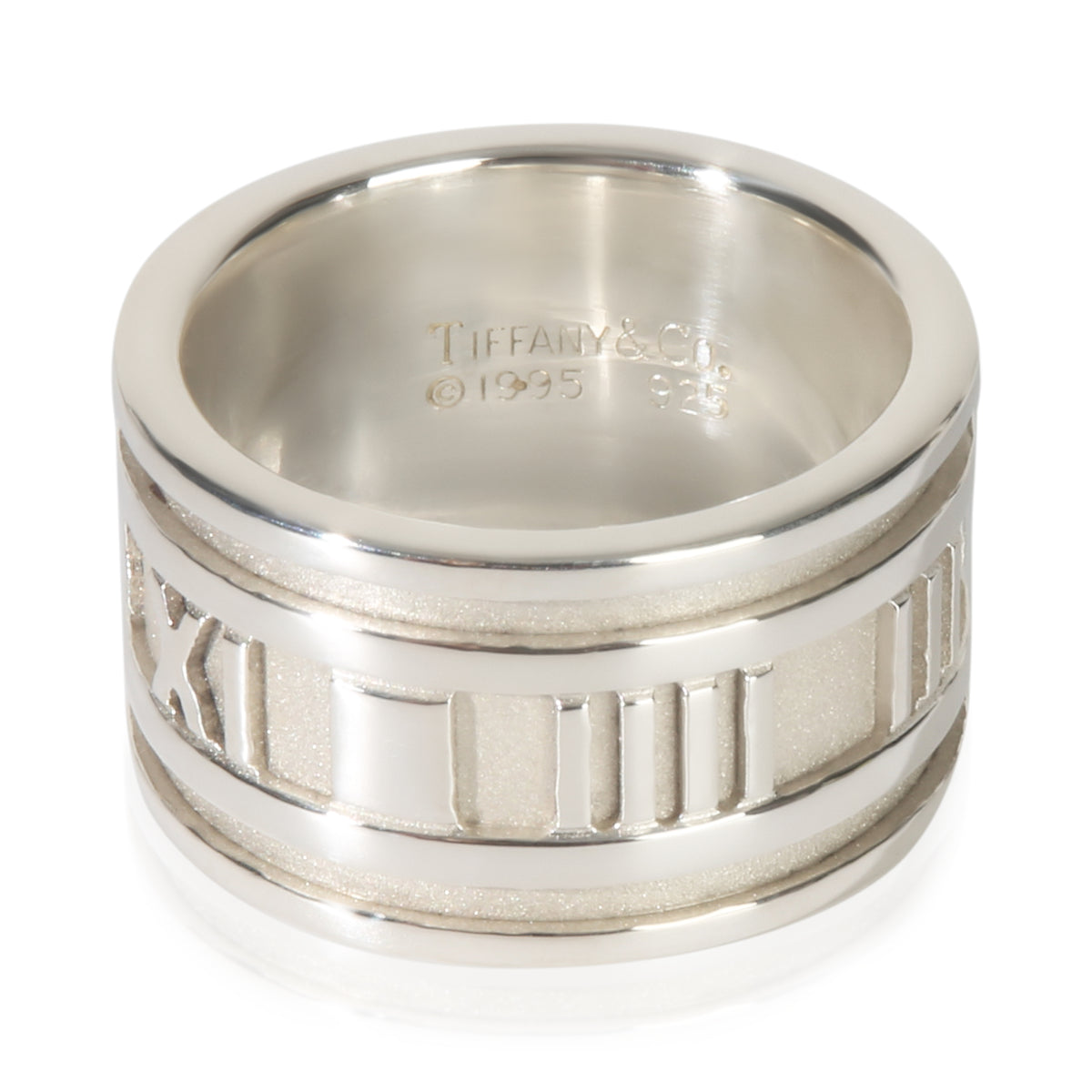 Tiffany & Co. Sterling Silver  Atlas Ring fv