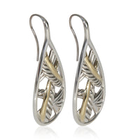 David Yurman Yellow Gold  Papyrus Earrings sv