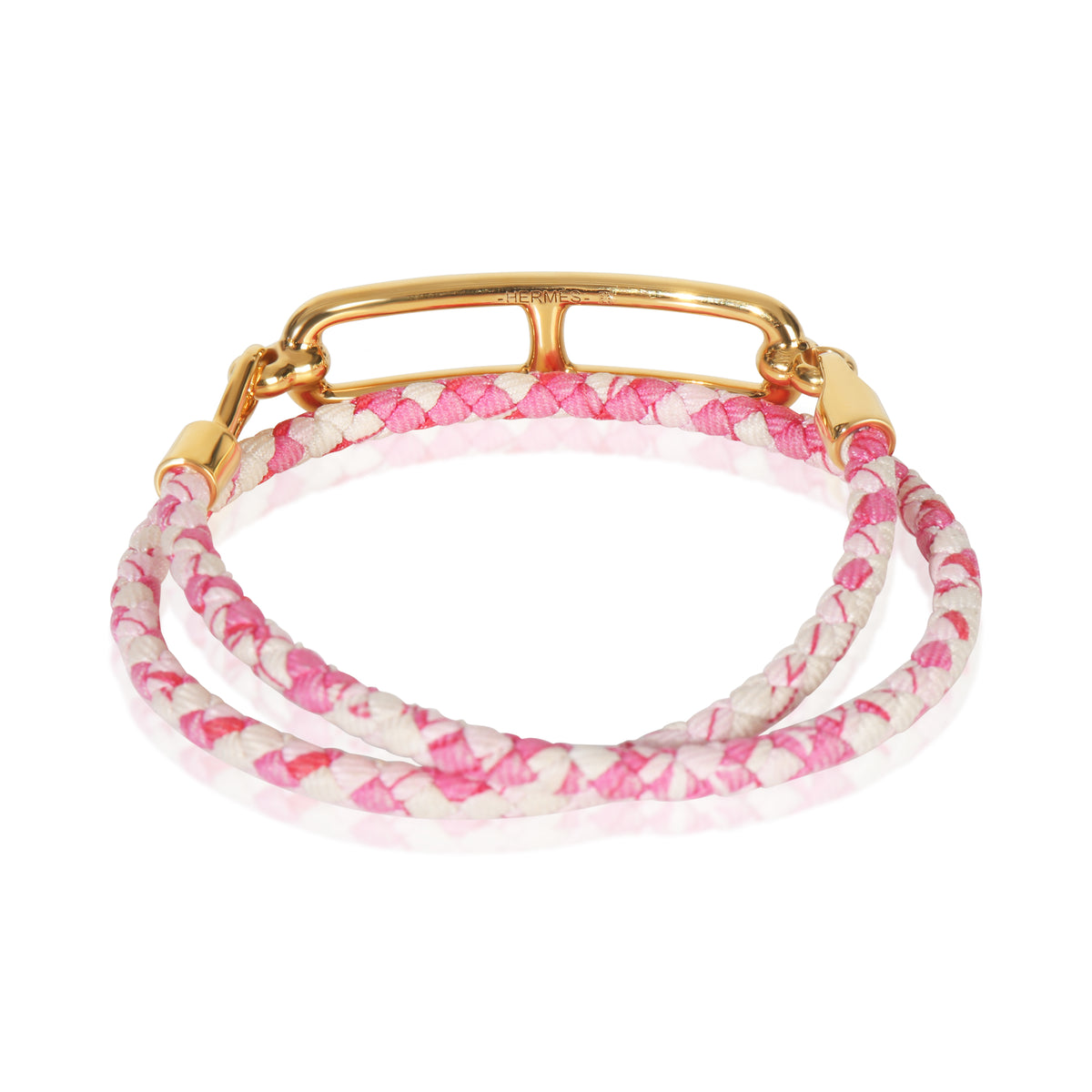 Hermès Gold Plated  Roulis Double Tour Bracelet pv