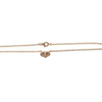 Cartier Rose Gold Diamond C de  Heart Necklace sv