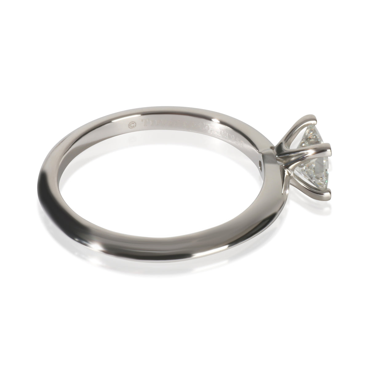 Tiffany & Co. 0.57 ct Princess Diamond Engagement Ring pv