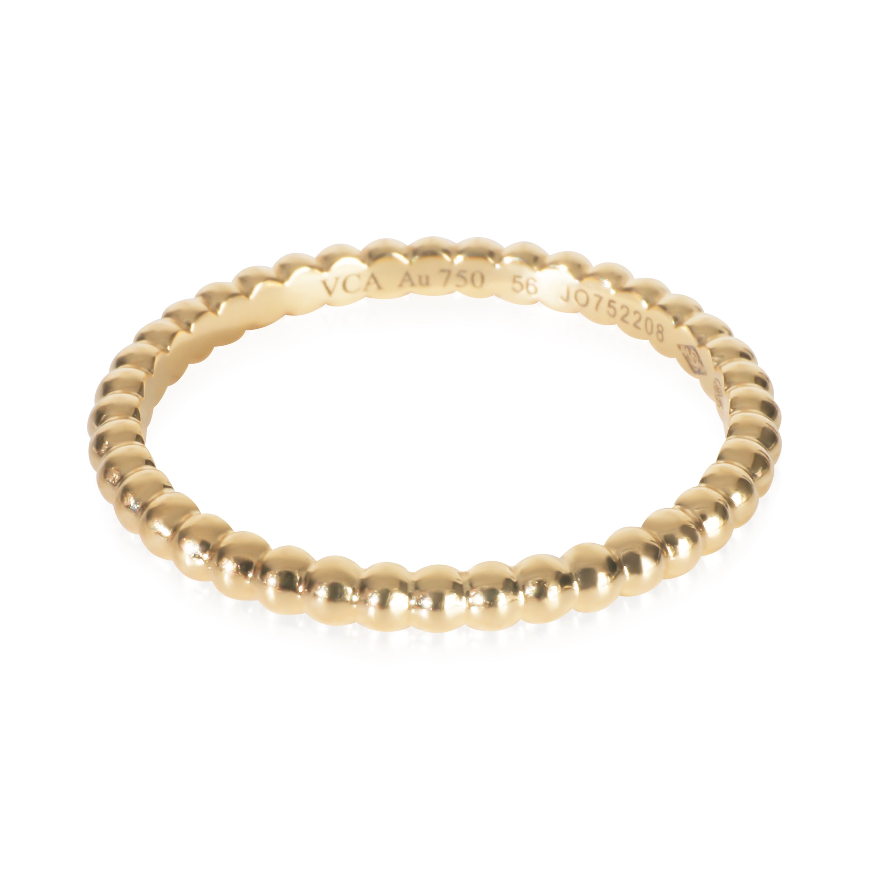 Van Cleef & Arpels Yellow Gold  Small Model Perlee Ring fv