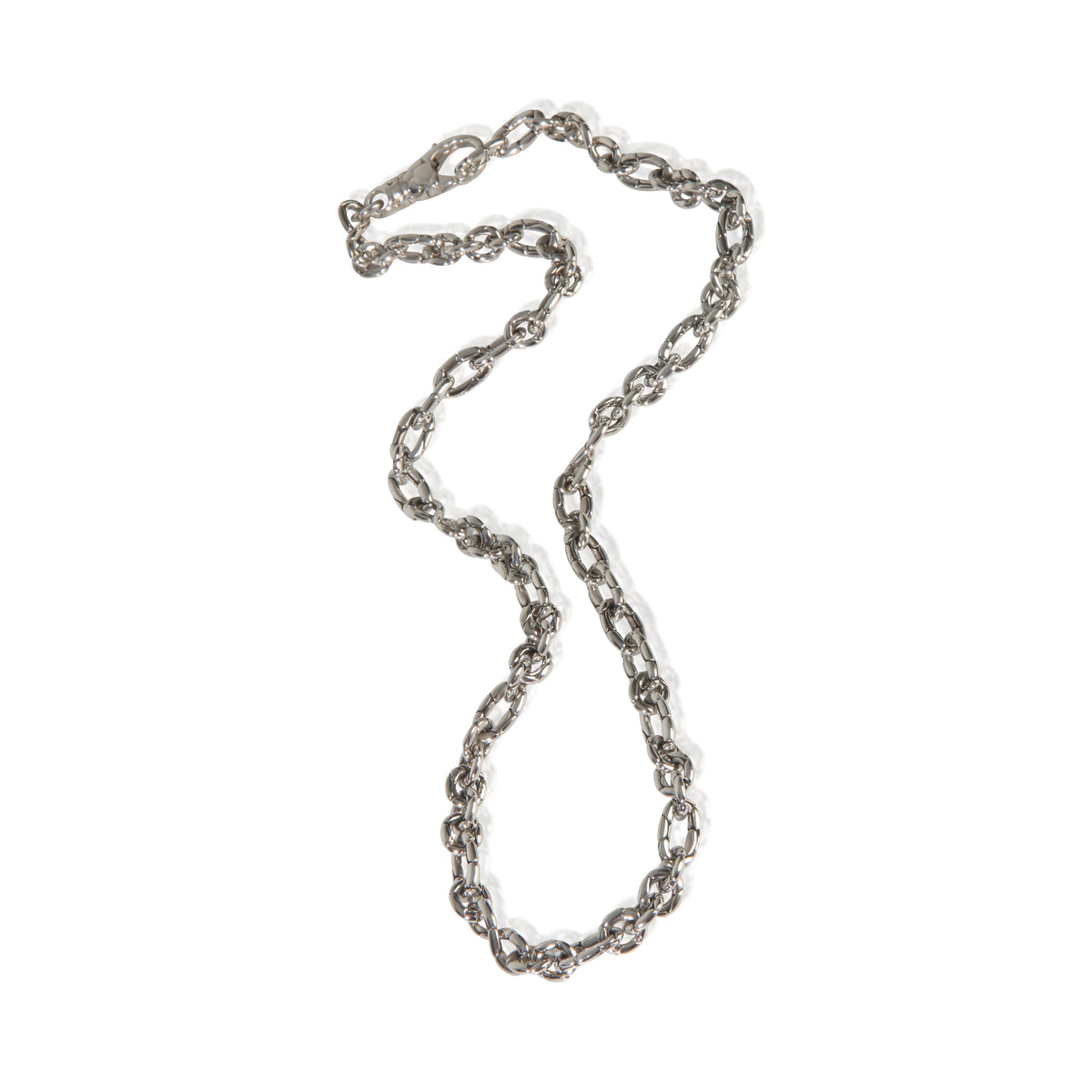 John Hardy Sterling Silver  Kali Twisted Link Necklace pv