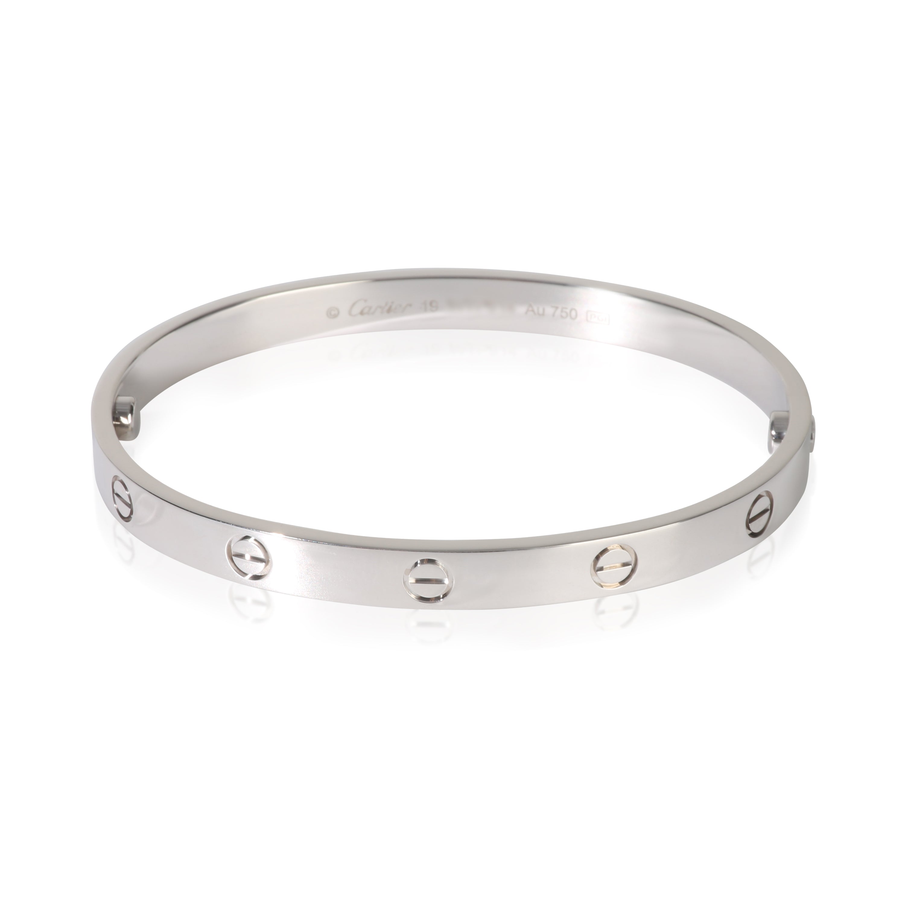 Cartier White Gold  Love Bracelet fv