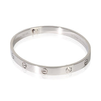 Cartier White Gold  Love Bracelet sv