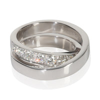 Cartier White Gold Diamond Vintage Diamond Nouvelle Vague Ring fv