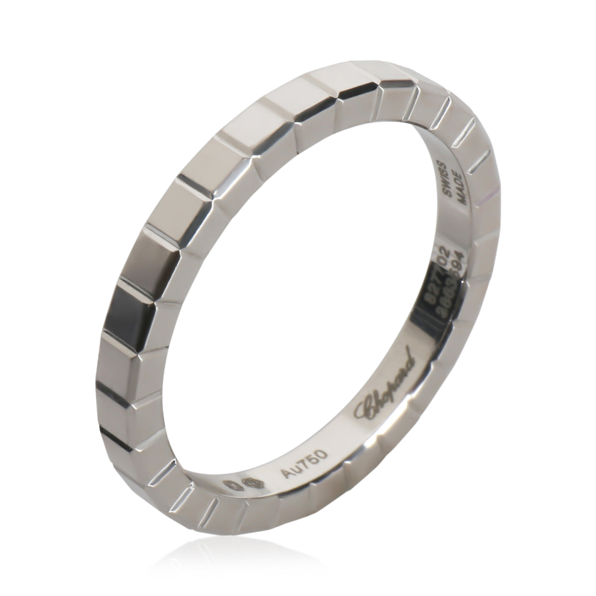 Chopard White Gold  Ice Cube Band bv