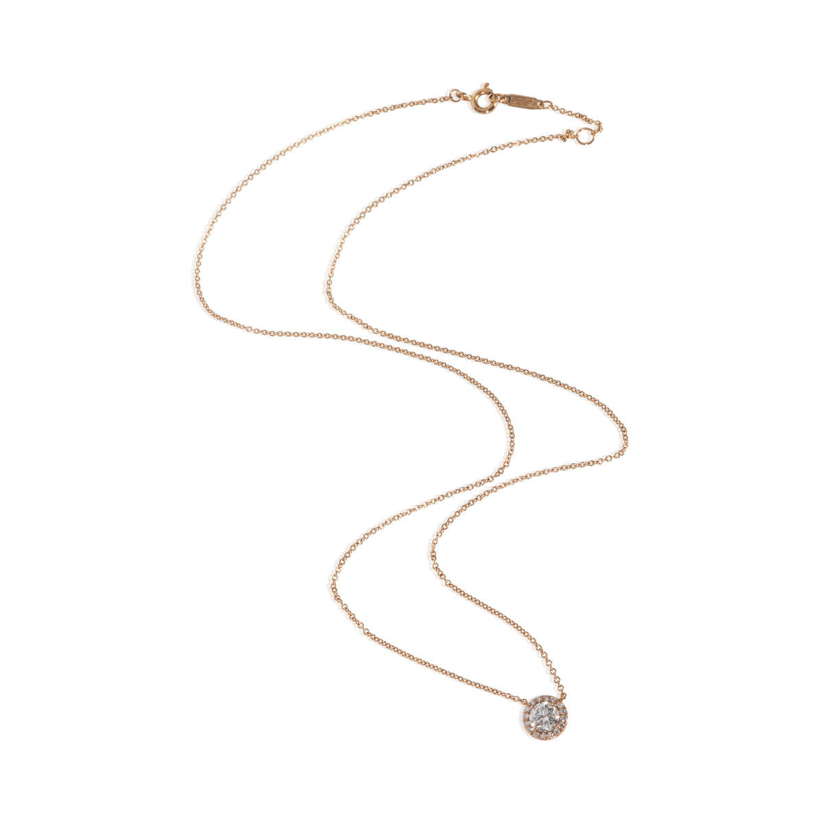Tiffany & Co. Rose Gold Diamond Soleste Pendant pv