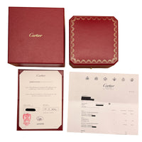 Cartier Yellow Gold Diamond Love Single Screw Closure Bracelet box