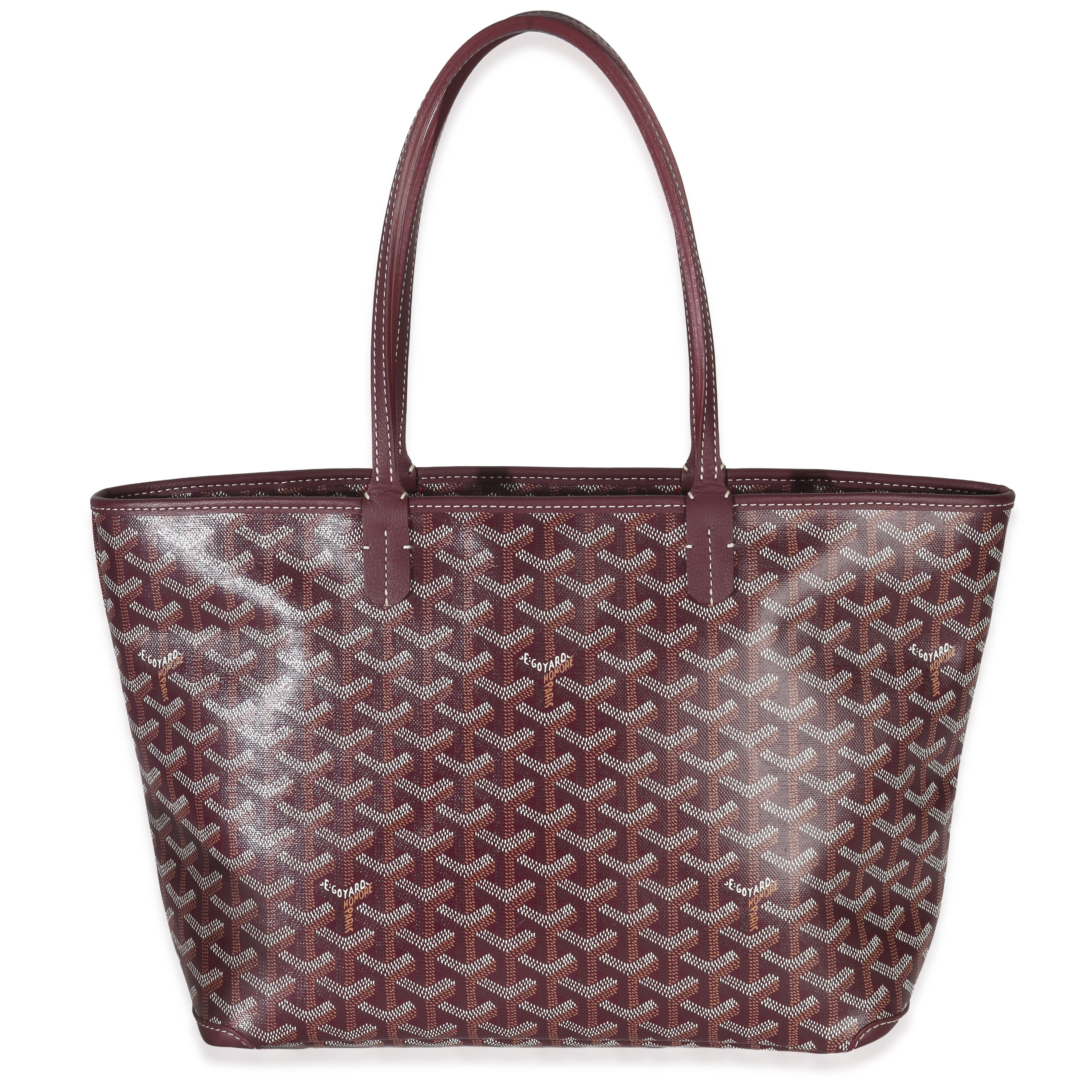 Goyard Burgundy ine Canvas Artois PM Handbag id