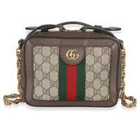 Gucci Beige Ebony Ophidia GG Mini Supreme Shoulder Bag Handbag id