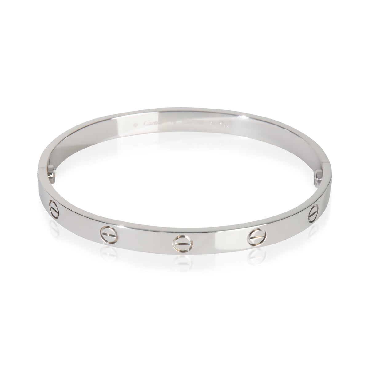 Cartier White Gold  Love Bracelet fv