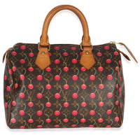 Louis Vuitton x TM Cerises Monogram Canvas Speedy 25 Handbag id