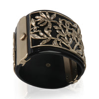 Chanel 2009 Wide Resin & Strass Bracelet bv