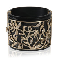 Chanel 2009 Wide Resin & Strass Bracelet fv