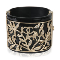 Chanel 2009 Wide Resin & Strass Bracelet pv