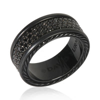 David Yurman Sterling Silver Diamond Streamline Ring bv