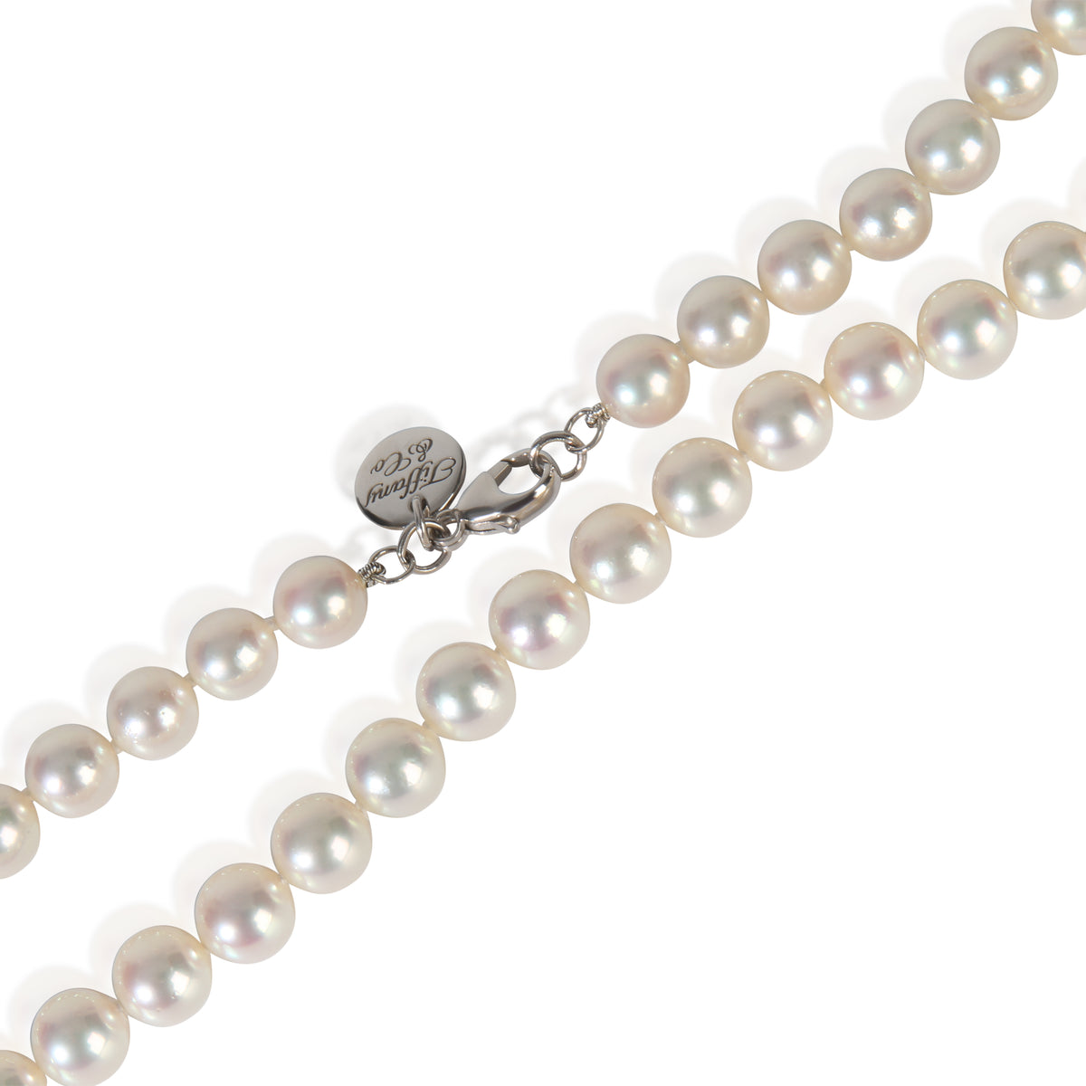 Tiffany & Co. White Gold  Pearl Essentials Necklace sv